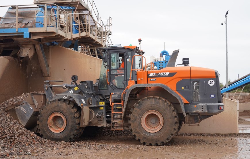 Develon Wheel Loaders Boost Fuel Saving and Safety at ASH Group